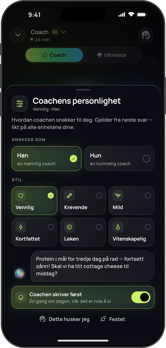 Coachens personlighet: Han eller Hun, seks stiler og en bryter for «Coachen skriver først»